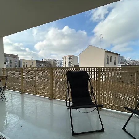 Bleuets Cosy Neuf Terrasse Proche Centre Apartment Reims