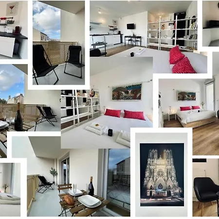 شقة Bleuets Cosy Neuf Terrasse Proche Centre