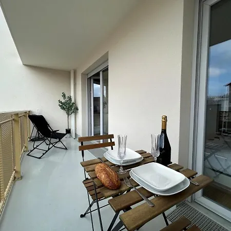 شقة Bleuets Cosy Neuf Terrasse Proche Centre *