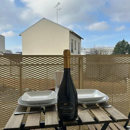 Apartment Bleuets Cosy Neuf Terrasse Proche Centre Reims