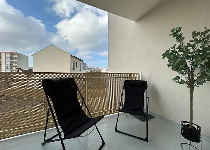 Bleuets Cosy Neuf Terrasse Proche Centre 公寓 兰斯