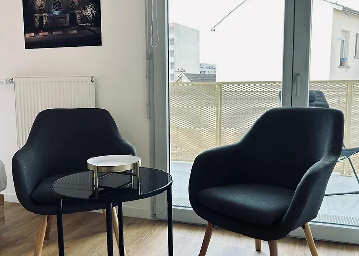 公寓 Bleuets Cosy Neuf Terrasse Proche Centre